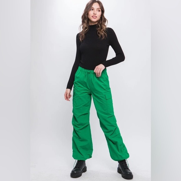 Parachute Green Pants - Picture 1 of 3